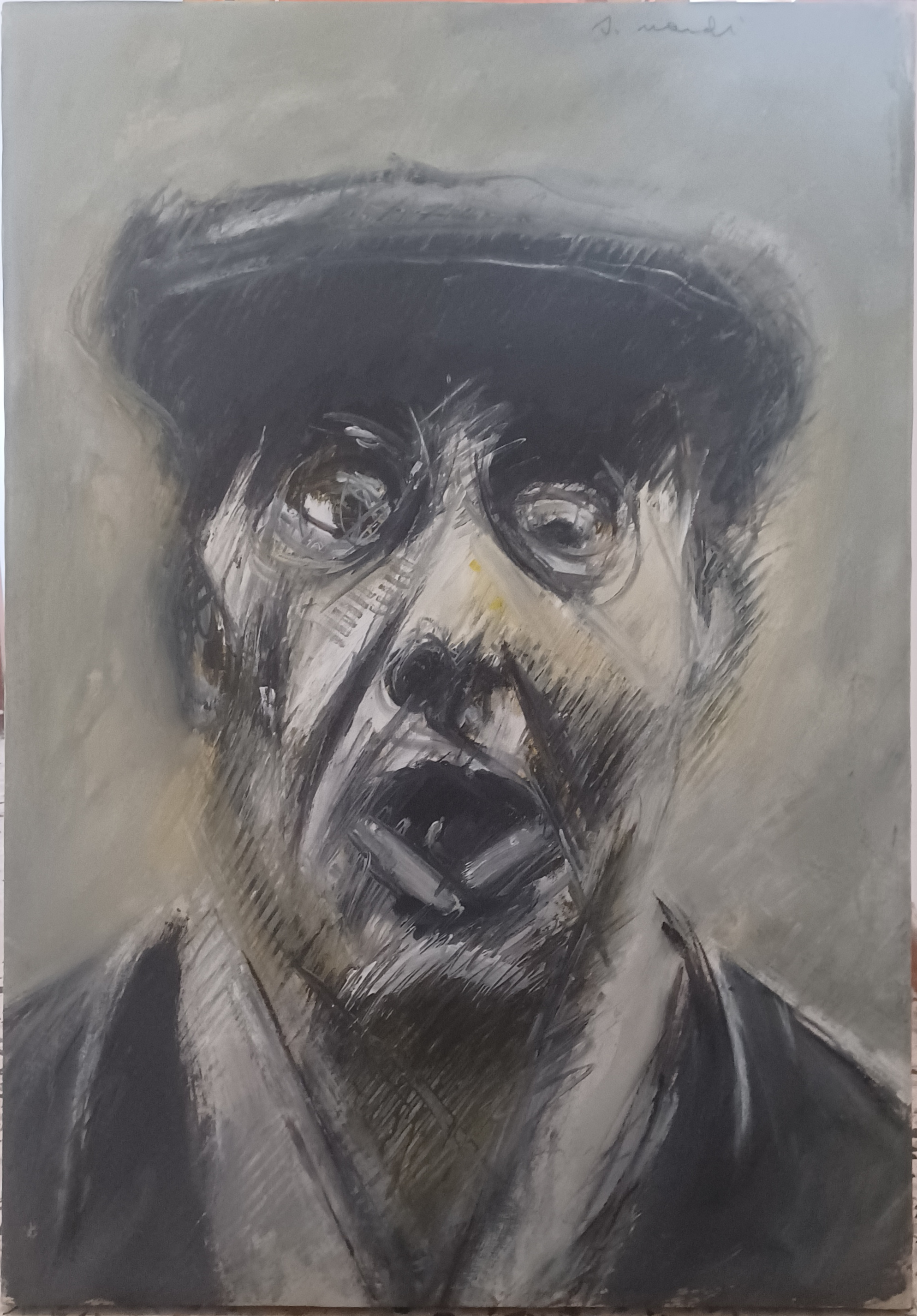 EL GRITO, TECNICA MISTA, 70X100 CM, 1999